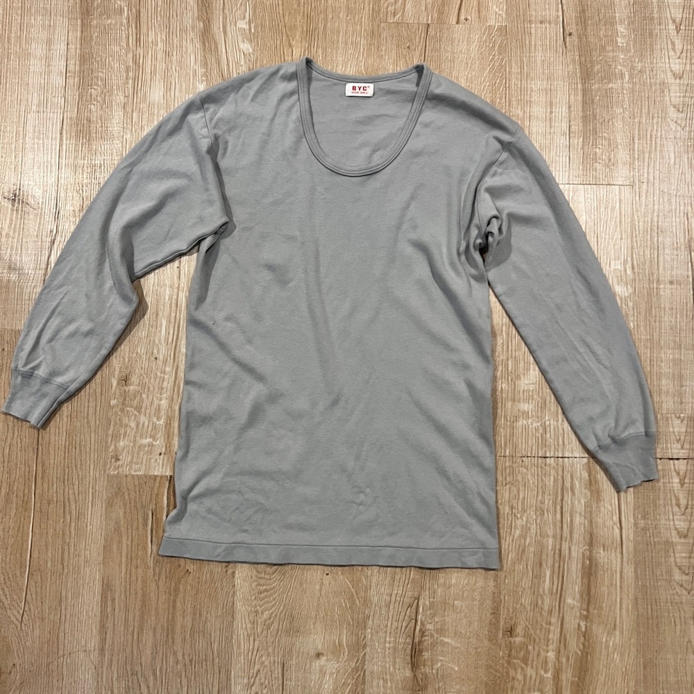 BYC men’s deep scoop neck long sleeve